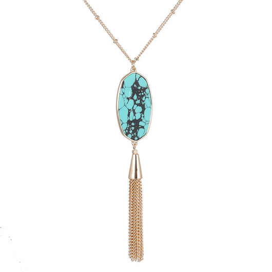 Collar Largo con Borlas de Personalidad - Image 6