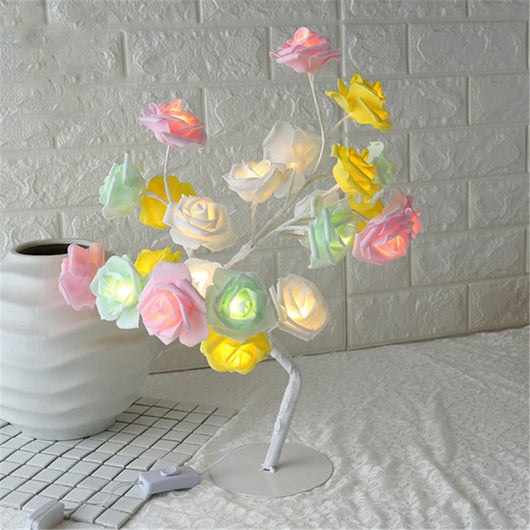 Luz LED Árbol Decorativo Pequeño Rosa - Image 8