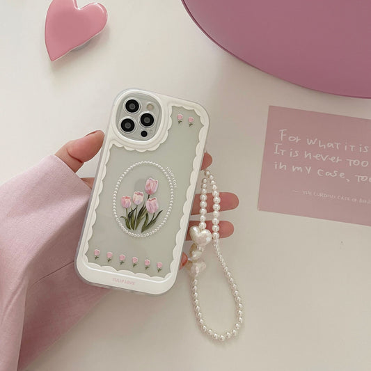 Funda para Teléfono Tulip Vintage con Cadena - Image 2