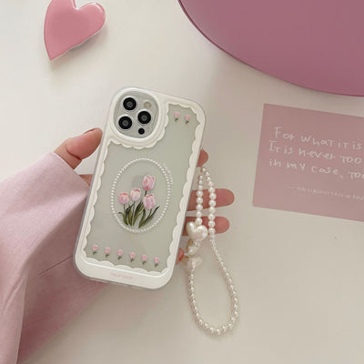 Funda para Teléfono Tulip Vintage con Cadena - Image 2