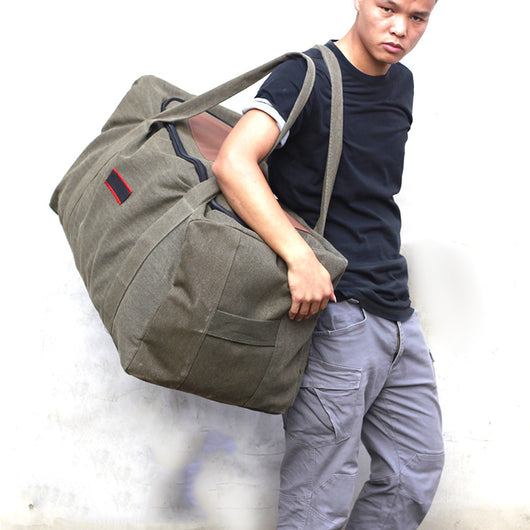 Bolsa de Viaje Grande de Lona para Hombre - Capacidad Extra para Mudanzas - Image 3