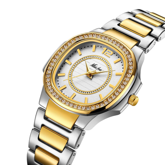 Reloj de Moda Casual para Mujer con Detalles de Diamantes - Image 9