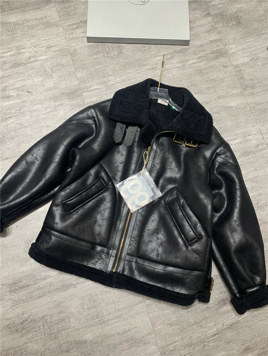 Abrigo de Lana Suelta Estilo Coreano para Mujer - Image 2