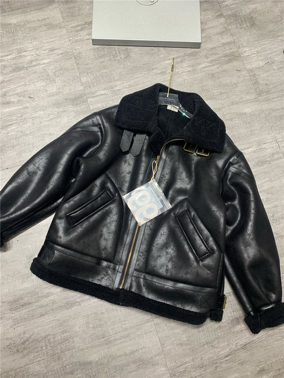 Abrigo de Lana Suelta Estilo Coreano para Mujer