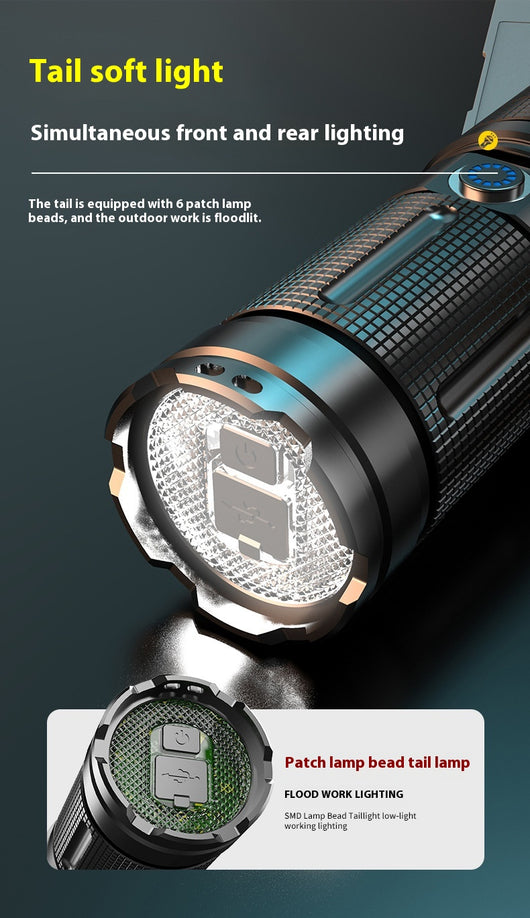Linterna LED Recargable de Alto Rendimiento con Zoom y Control Remoto - Image 7