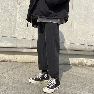 Pantalones Vaqueros Rectos Negros para Hombre - Estilo Clásico - Image 5