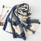Holiday Shawl Sunscreen Silk Scarf Blue 180x90 Cm