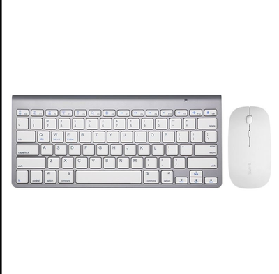 Kit Inalámbrico Compacto: Teclado Mini y Ratón USB Slim - Image 3