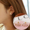 Female little daisy flower pearl earrings Daisy rose Dorado