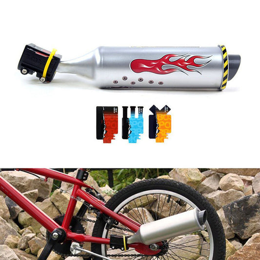 Escape Turbo de Sonido Motocicleta para Bicicleta con Seis Efectos de Audio
