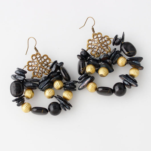Aretes Bohemios Artesanales con Cuentas de Colores - Image 14