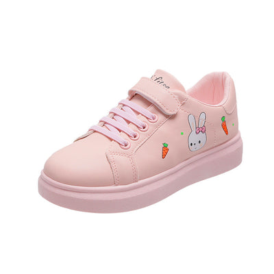 Zapatillas Deportivas Blancas de Suela Blanda para Niños Grandes - Image 4
