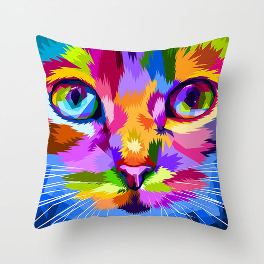 Funda de Almohada Cuadrada con Animales Estilo Nórdico - Image 22