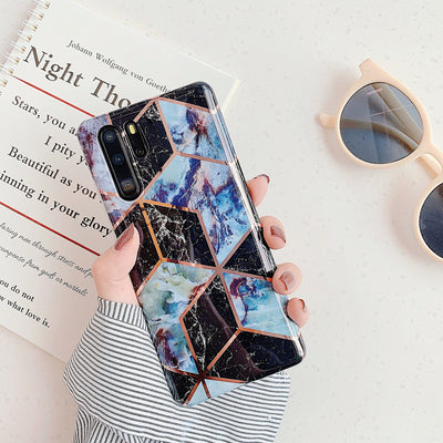 Funda de Mármol Electrochapado para Celular - Image 21