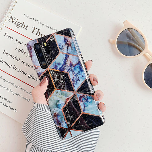 Funda de Mármol Electrochapado para Celular - Image 21