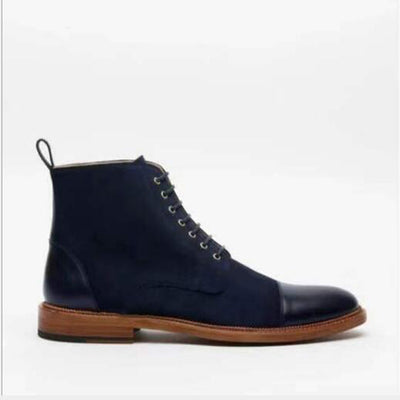 Botas Martin Estilo Británico Retro - Botines Planos Clásicos para Hombre - Image 16