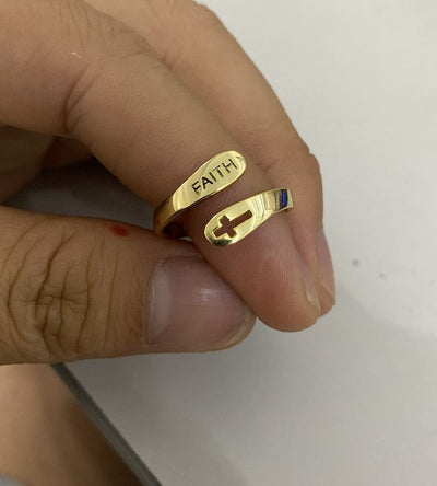 Anillo Cruzado de Estilo Hong Kong - Diseño Geométrico Minimalista - Image 10