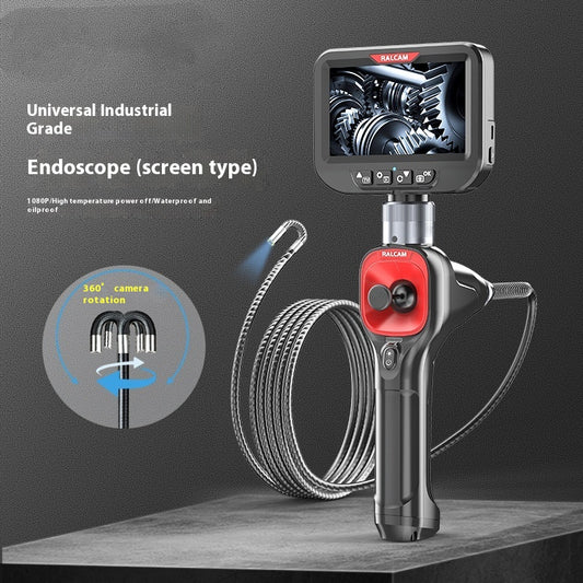Endoscopio Portátil Industrial HD 1080p Resistente al Agua con Control Manual