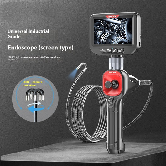 Endoscopio Portátil Industrial HD 1080p Resistente al Agua con Control Manual