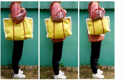 Bolso de Hombro Cuadros Lana de Cordero - Image 11