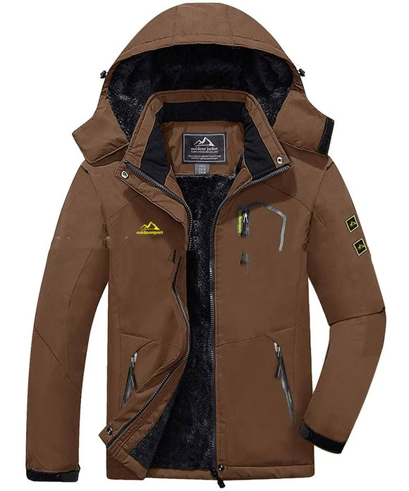 Chaqueta Deportiva Impermeable con Capucha para Hombre