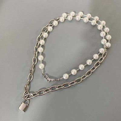 Collar de Perlas Diseño Elegante Joyería Moderna para Mujer - Image 2