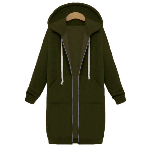 Abrigo Sudadera Térmica con Capucha para Mujer - Tela Gruesa de Invierno - Image 4