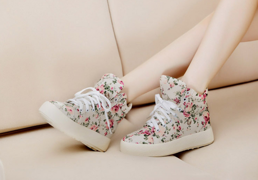 Zapatillas Canvas Plataforma Alta Estilo Coreano - Casual para Estudiantes - Image 5