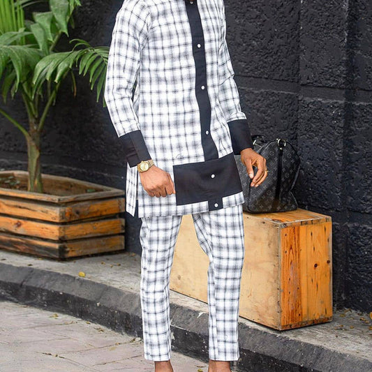 Chaqueta Casual de Algodón con Camisa Manga Larga para Hombre - Image 2