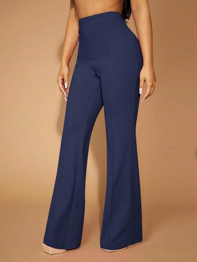 Pantalones de Cintura Alta para Mujer - Elegancia Profesional y Comodidad Diaria - Image 31