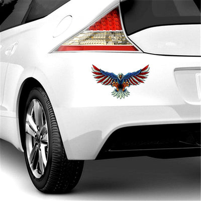 Calcomanía Reflectante Personalizada Águila Americana para Auto - Image 3
