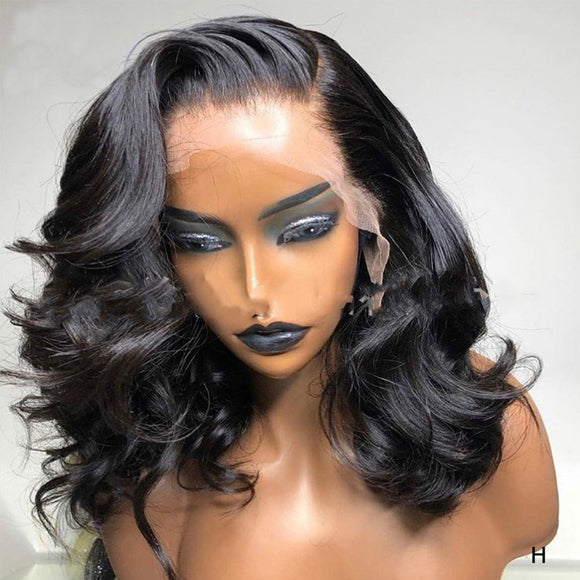 Peluca de Ondas Grandes con Encaje Frontal