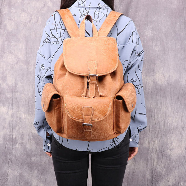 Mochila de Cuero Vintage Casual