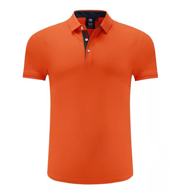 Playera Casual de Cuello Solapa en Colores Lisos - Image 20