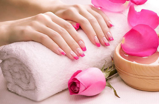 Uñas Postizas Francesas Largas - Parches de Diseño Nail Art - Image 4