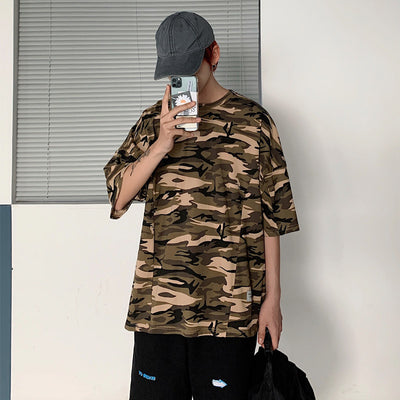 Playera Camuflaje de Manga Corta para Hombre - Estilo Verano - Image 3