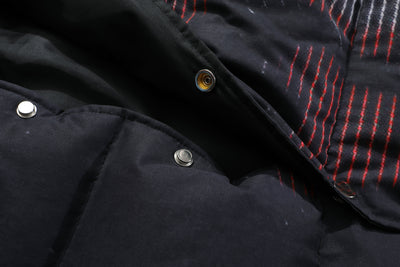 Chaqueta Suelta Gruesa con Estampado Digital de Retrato para Invierno - Image 4
