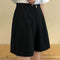 Pantalones Cortos Holgados en Negro