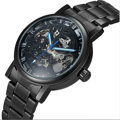 Reloj Mecánico de Esqueleto Transparente - Image 4