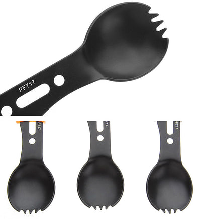 Set de Cubiertos Camping con Silbato - Herramienta Multiusos para Aventuras - Image 6