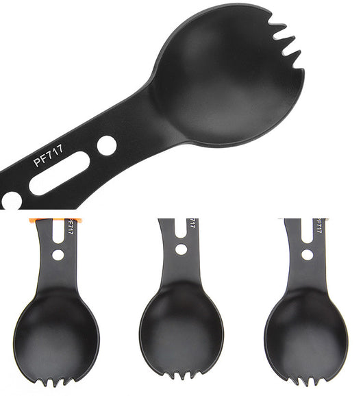 Set de Cubiertos Camping con Silbato - Herramienta Multiusos para Aventuras - Image 6