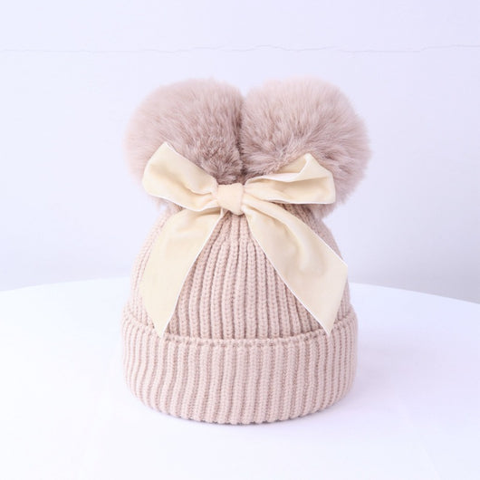 Gorro Tejido con Doble Pompón - Calidez y Estilo para el Invierno - Image 20