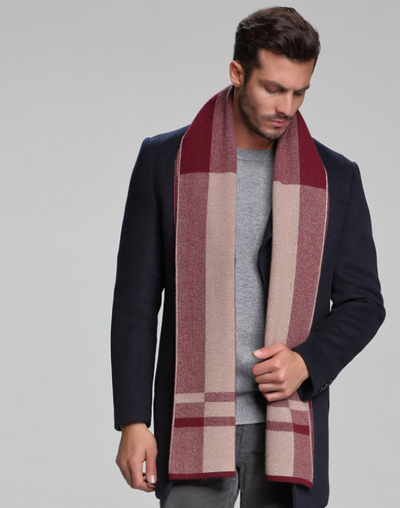 Bufanda de Cachemira para Hombre Otoño Invierno - Doble Faz Ejecutiva - Image 14