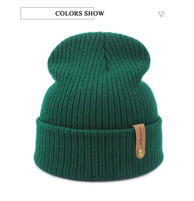 Gorro de Lana Tejida para Hombre y Mujer - Beanie Cálido para Otoño e Invierno - Image 14