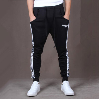 Pantalones casuales estudiantiles con tres barras laterales - Image 9