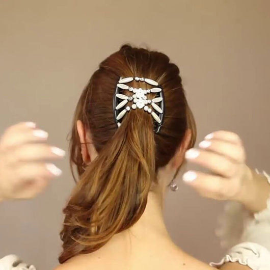 Pasador Rizador de Perlas con Hilo para Cabello - Image 4