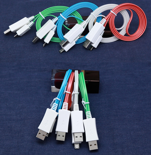 Cable USB Android Inteligente con Luz LED Luminiscente - Image 4