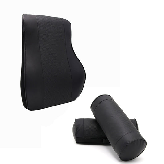 Almohada Cilíndrica de Cuero para Asiento de Auto - Image 9