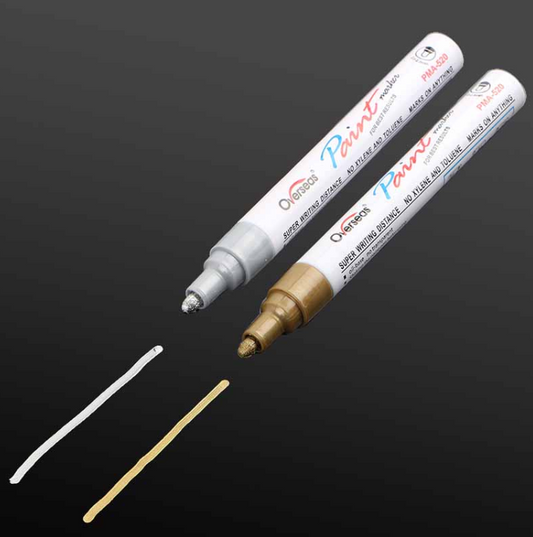 Marcador de Pintura Metálica Blanco - Pluma para Neumáticos y Proyectos DIY - Image 2