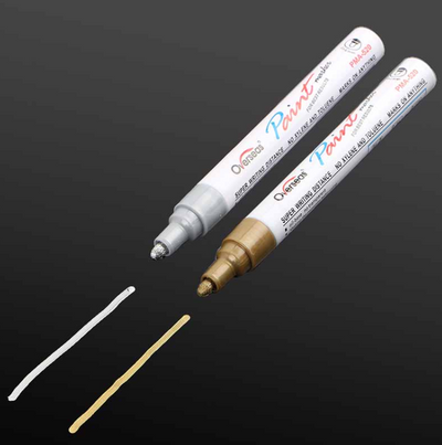 Marcador de Pintura Metálica Blanco - Pluma para Neumáticos y Proyectos DIY - Image 2